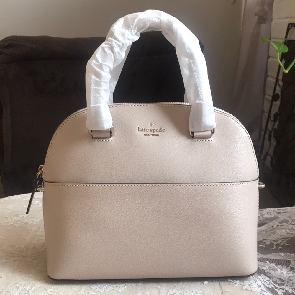 NWT Kate Spade warm Beige Carli Grove Street Satchel